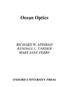 Spinrad R., Carder K., Perry M.  Ocean Optics (Oxford Monographs on Geology and Geophysics)