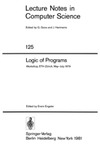 Engeler E.  Logics of Programs 1979