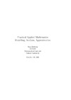 Howison S.  Practical Applied Math. Modelling, Analysis, Approximation