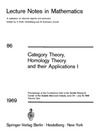 Hilton P.  Category Theory, Homology Theory and their Applications I