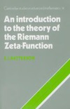 Patterson S.  An Introduction to the Theory of the Riemann Zeta-Function (Cambridge Studies in Advanced Mathematics)