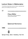 Muller C.  Spherical Harmonics