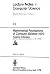 Becvar J.  Mathematical Foundations of Computer Science 1979 8 conf