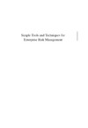 Chapman R.  Simple Tools and Techniques for Enterprise Risk Management, Second Edition