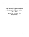 Kedlaya K., Poonen B., Vakil R.  The William Lowell Putnam Mathematical Competition 1985-2000:  Problems, Solutions, and Commentary (MAA Problem Book Series)