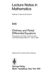 Everitt W., Sleeman B.  Ordinary and Partial Differential Equations