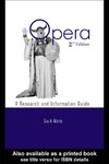 Marco G.  Opera: A Research and Information Guide, 2nd Edition (Music Research and Information Guides)