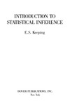 Keeping E.  Introduction to Statistical Inference
