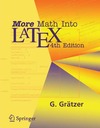 Grtazer G.  More Math Into LaTeX, 4th Edition
