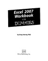 Harvey G.  Excel 2007 Workbook For Dummies (For Dummies (Computer Tech))