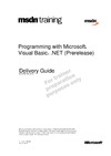 0 — VB NET - Programming with Microsoft Visual Basic NET Delivery Guide