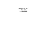 Castillo E., Cobo A., Jubete F.  Orthogonal Sets and Polar Methods in Linear Algebra: Applications to Matrix Calculations, Systems of Equations, Inequalities, and Linear Programming