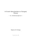 Fokkinga M.M.  A gentle introduction to category theory. The calculational approach