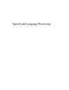 Jurafsky D., Martin J.H. — Speech and Language Processing