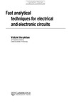 Vorperian V.  Fast Analytical Techniques for Electrical and Electronic Circuits