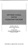 Cody J., Waite W.  Software Manual for the Elementary Functions