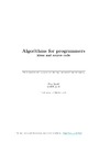 Arndt J.  Algorithms for programmers: ideas and source code
