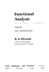 Edwards R.  Functional Analysis: Theory and Applications