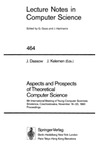 Dassow J., Kelemen J.  Aspects and Prospects of Theoretical Computer Science: 6th International Meeting of Young Computer Scientists, Smolenice, Czechoslovakia, November ...