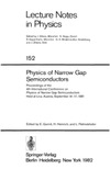 Gornik E., Heinrich H., Palmetzhofer L.  Physics of Narrow Gap Semiconductors