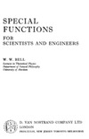 Bell W.  Special functions for scientists and engineers