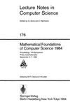 Chytil M.P., Koubek V.  Mathematical Foundations of Computer Science 1984