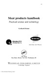 Feiner G.  Meat products handbook: Practical science and technology (Woodhead Publishing in Food Science, Technology and Nutrition)