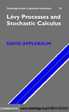 Applebaum D.  Levy Processes and Stochastic Calculus