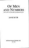 Muir J.  Of Men and Numbers: The Story of the Great Mathematicians