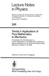 Kroner E., Kirchgassner K.  Trends in Applications of Pure Mathematics to Mechanics