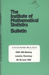 Wilson S.R. (ed.)  Institute of Mathematical Statistics Bulletin (Vol. 22  2 March-April 1993)