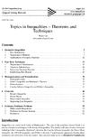 Lee H.  Topics in inequalities - theorems and techniques