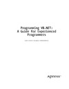 Cornell G., Morrison J.  Programming VB .NET: A Guide for Experienced Programmers