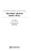Pohst M., Zassenhaus H.  Algorithmic Algebraic Number Theory (Encyclopedia of Mathematics and its Applications)