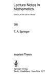 Springer T.  Invariant Theory