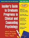 Norcross J., Sayette M., Mayne T.  Insider's Guide to Graduate Programs in Clinical and Counseling Psychology: 2008 2009 Edition (Insider's Guide to Graduate Programs in Clinical Psychology)