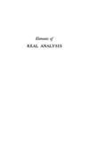 Hu S.  Elements of Real Analysis