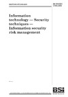0  Information technology -- Security techniques -- Information security risk management