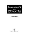 Warner J.  Dreamweaver 8 For Dummies (For Dummies (Computer/Tech))