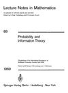 Behara M., Krickeberg K., Wolfowitz J. — Probability and Information Theory