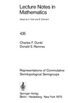 Dunkl C., Ramirez D.  Representations of Commutative Semitopological Semigroups