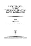 Kanger S.  Proceedings of the Third Scandinavian Logic Symposium