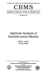 Jimbo M., Miwa T.  Algebraic analysis of solvable lattice models