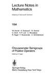 Arendt W., Grabosch A., Greiner G.  One-parameter Semigroups of Positive Operators