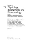 Hasselbach W.  Reviews of Physiology, Biochemistry and Pharmacology, Volume 73