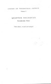 L D Landau, E.M. Lifshitz  Quantum Mechanics Non-Relativistic Theory