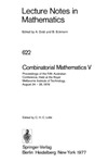 C. H. C. Little  Combinatorial Mathematics V
