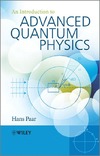 Hans Paar  An Introduction to Advanced Quantum Physics