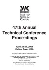 0  SVC - 47th Annual Technical Conference Proceedings