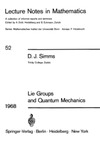 Simms D.  Lie groups and quantum mechanics